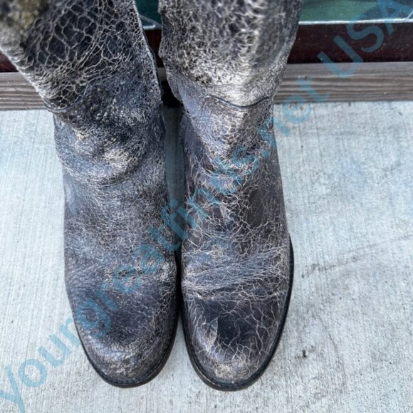 Steven Madden Reins Distressed Leather “Riding” Boots Size 7 - Picture 5 of 11